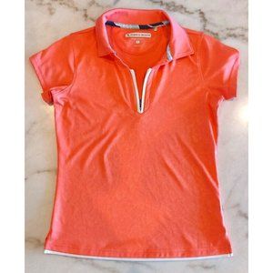 Pebble Beach Women’s Golf Polo Floral Print Shirt Size Small